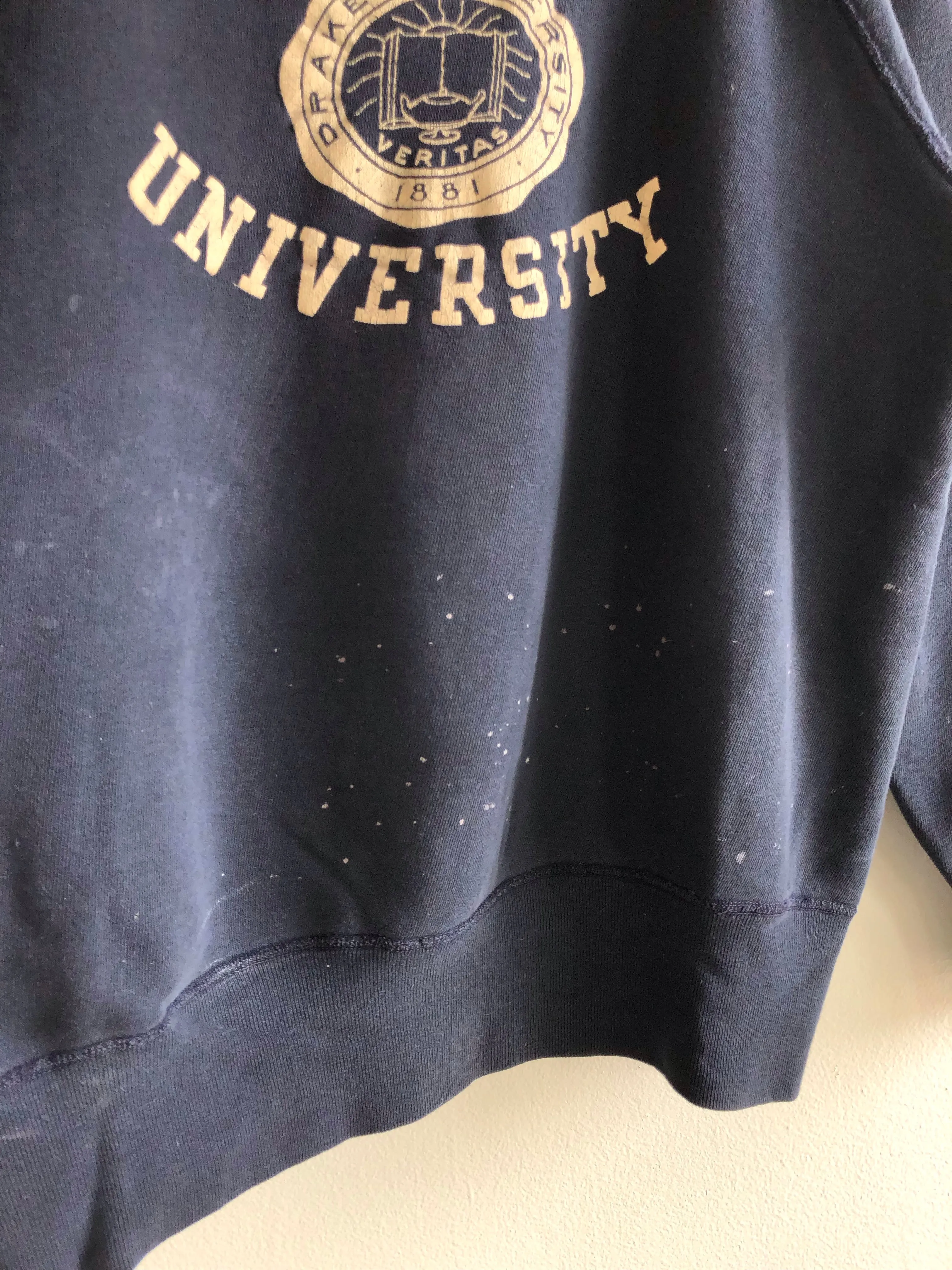 1950s Champion Running Man Drake College Sweatshirt