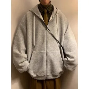 Aidase New Men Oversized Pullover Fashion Solid Color Sweatshirts Streetwear Male Sportswear Hoodies Fashion Loose Outwear Clothing