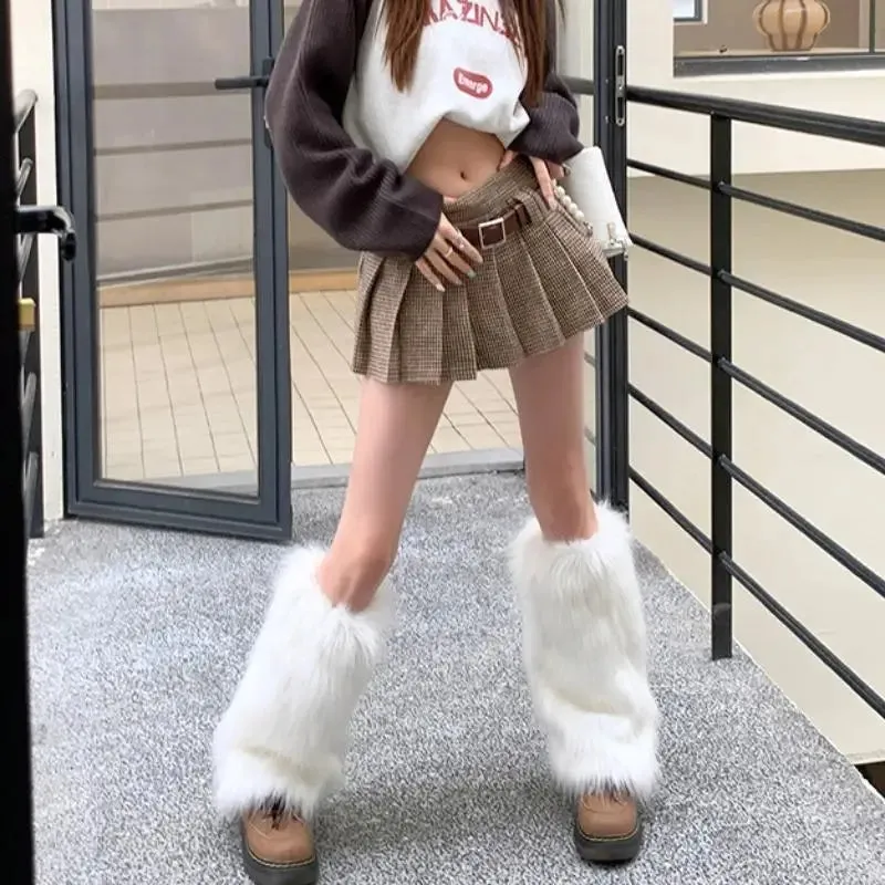 Aiertu Pleated Plaid Skirt Preppy Style Women Vintage Y2k Mini Skirts Korean Style Retro High Waist Sexy Belt Short Skirts