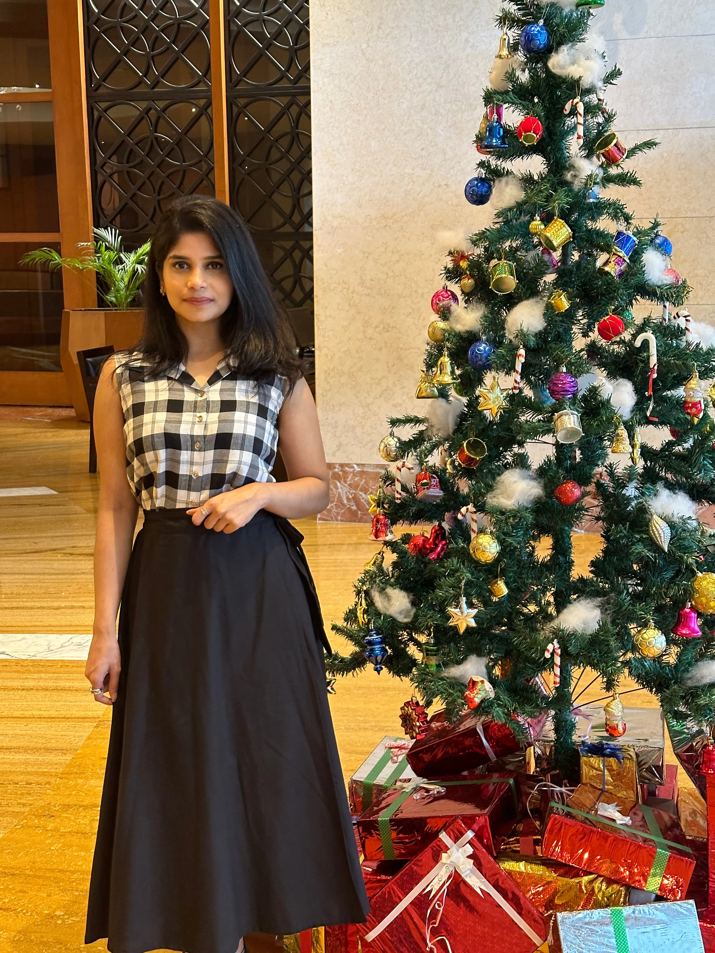 Black Wrap Skirt