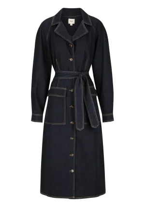 Boston Denim Shirt Dress_Indigo