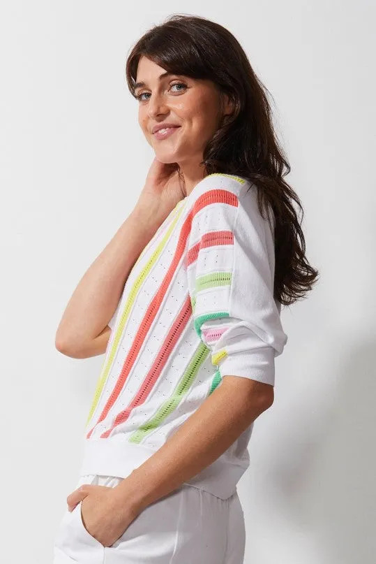 Breeze bright Jumper white