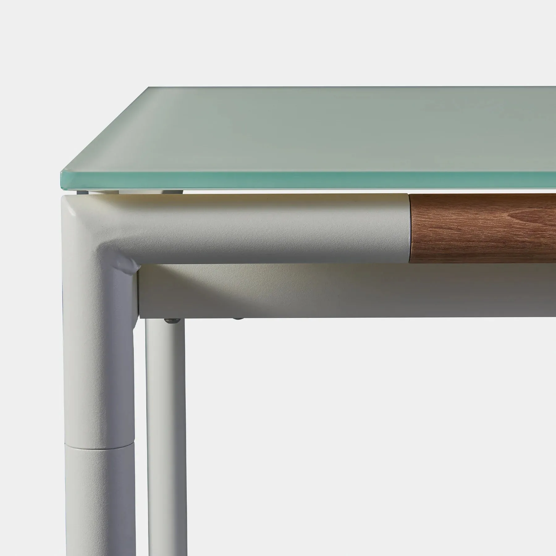 BREEZE GLASS DINING TABLE 39"
