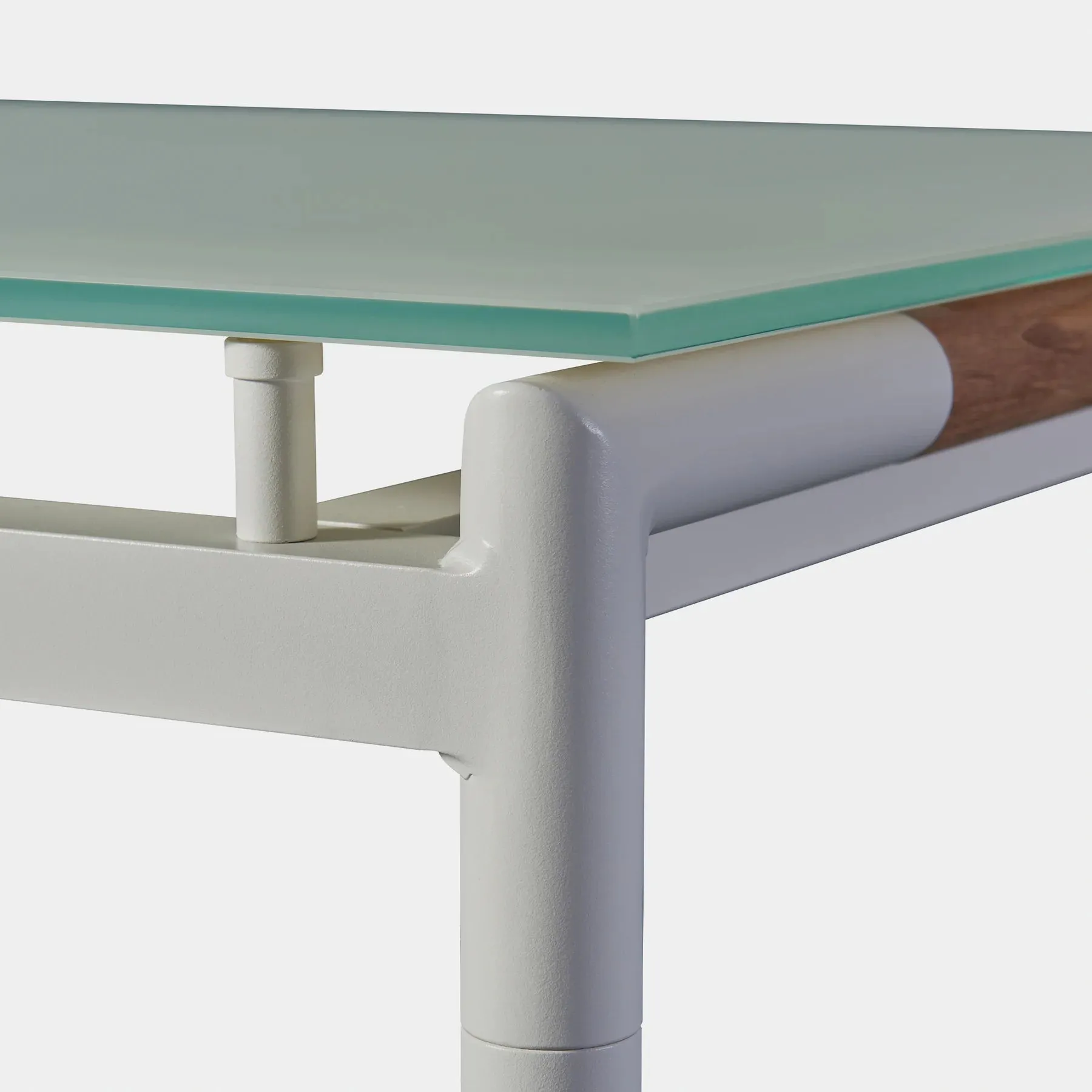 BREEZE GLASS DINING TABLE 39"