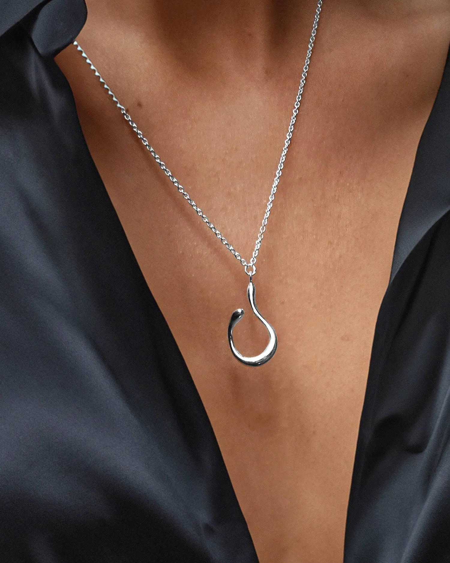 Breeze small necklace silver