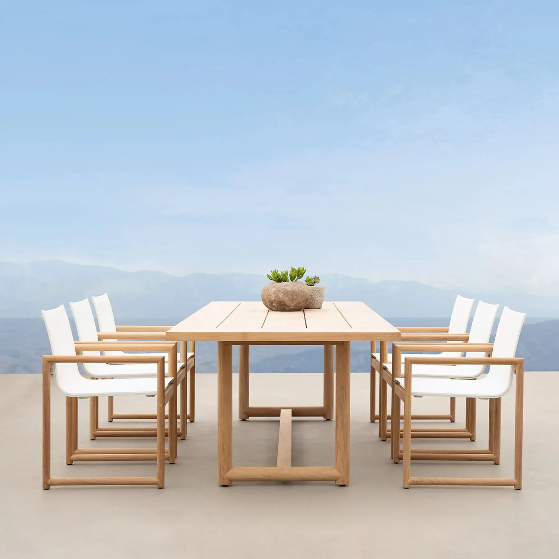 BREEZE XL TEAK DINING TABLE 102"