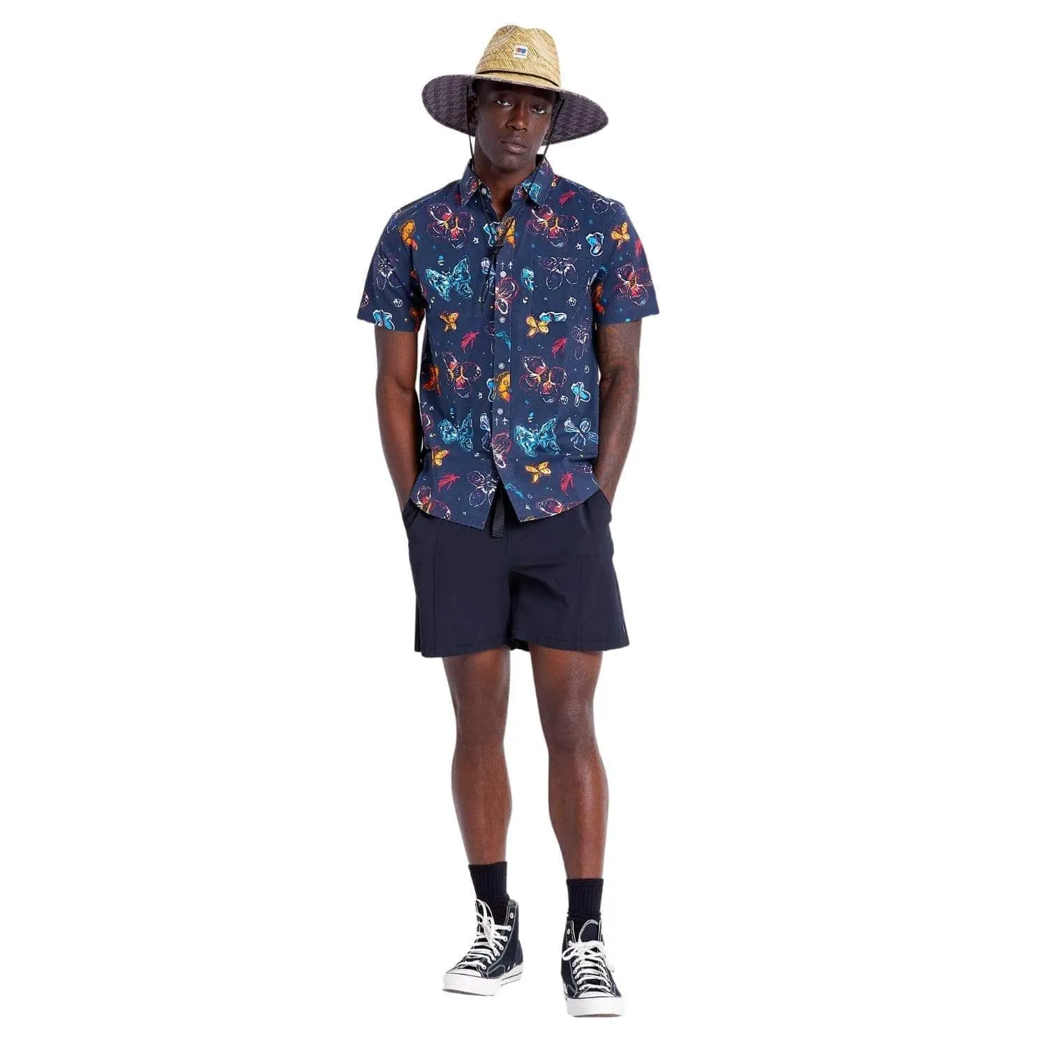Brixton BB Fly Now Short Sleeve Shirt - Black