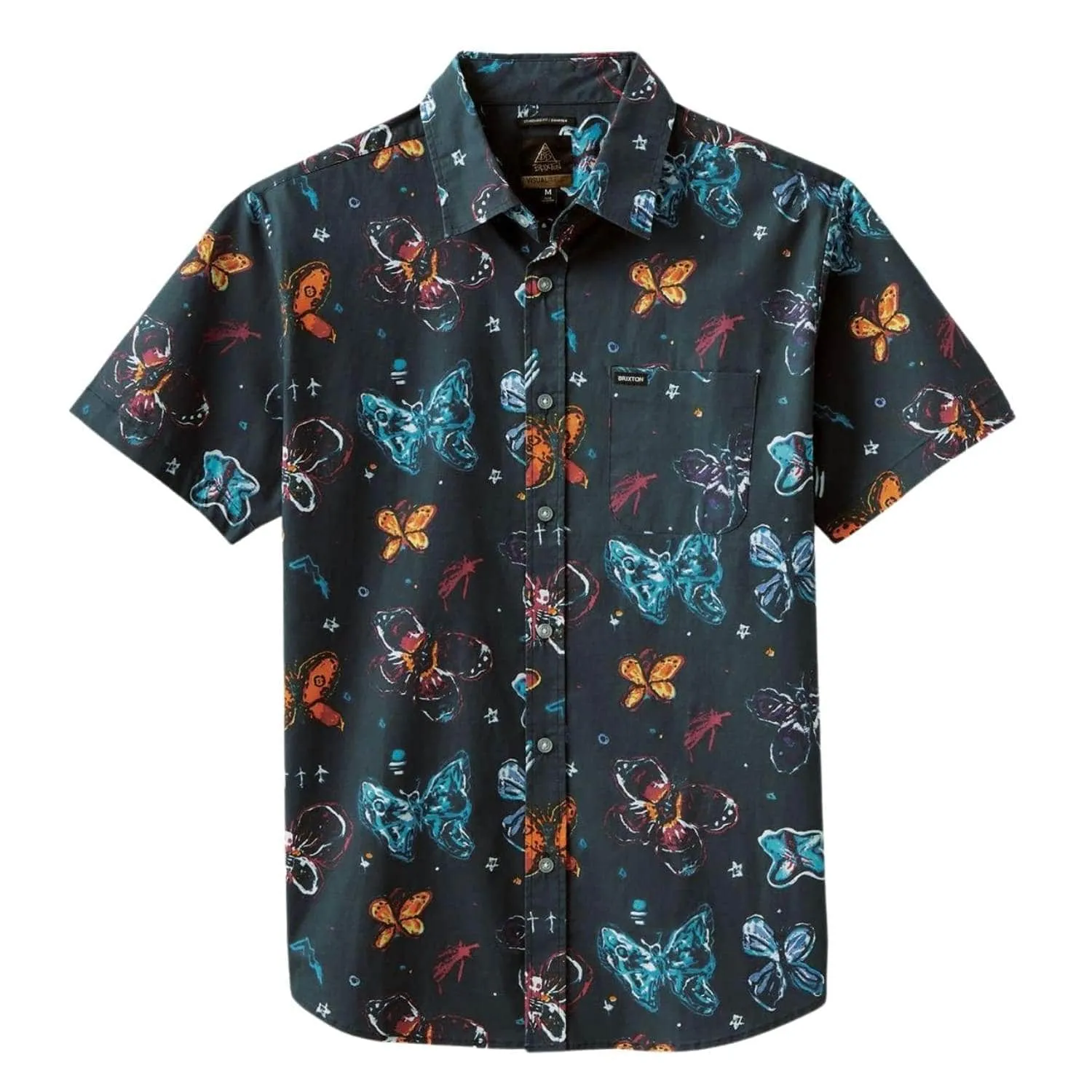 Brixton BB Fly Now Short Sleeve Shirt - Black