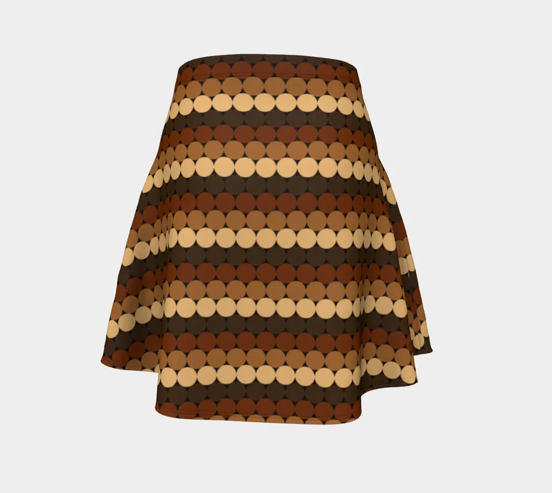 Caramel Fitted Skirt