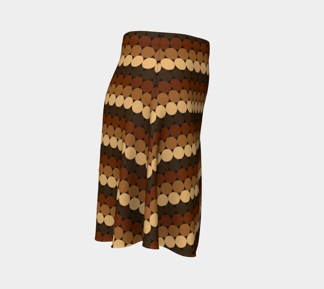 Caramel Fitted Skirt