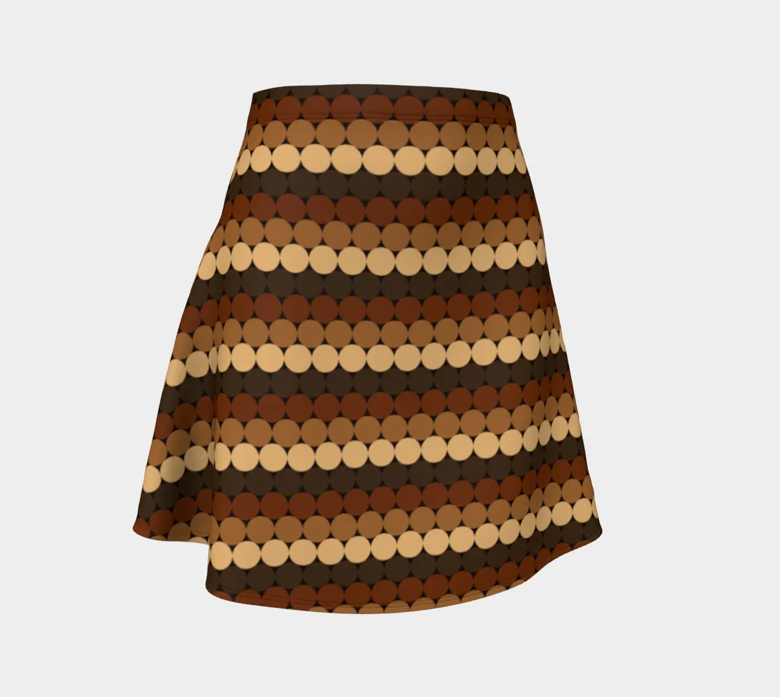 Caramel Fitted Skirt