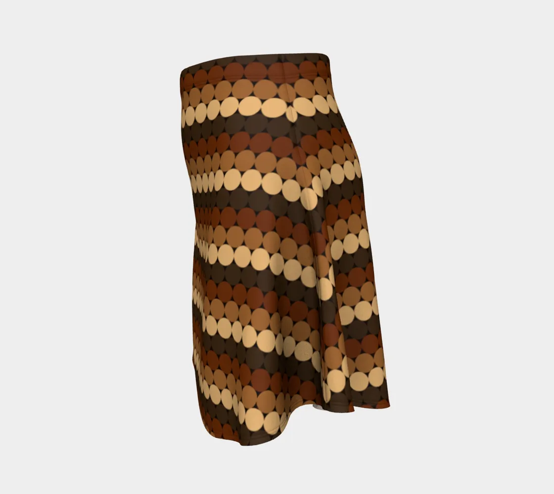 Caramel Fitted Skirt