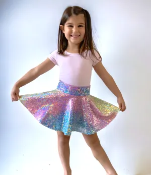 Children's Rainbow Avatar - Skater Skirt, Circle Skirt, Costume Skirt Eras Tour Outfit