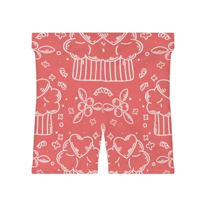 Doodle Pancake - Inovax Women's Biker Shorts
