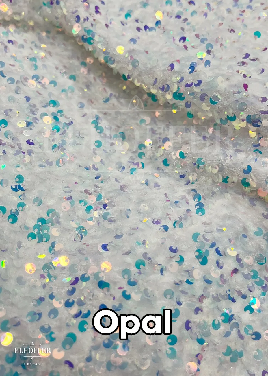 Elhoffer Atelier Custom Sequin Skater Skirt - Made to Order