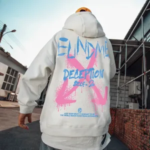 Flytonn-90s streetwear -Autumn Hip Hop Arrow Graffiti Letter Hoodies Men's Kawaii Oversized Hoody Harajuku Fashion Casual y2k Sweatshirts Streetwear