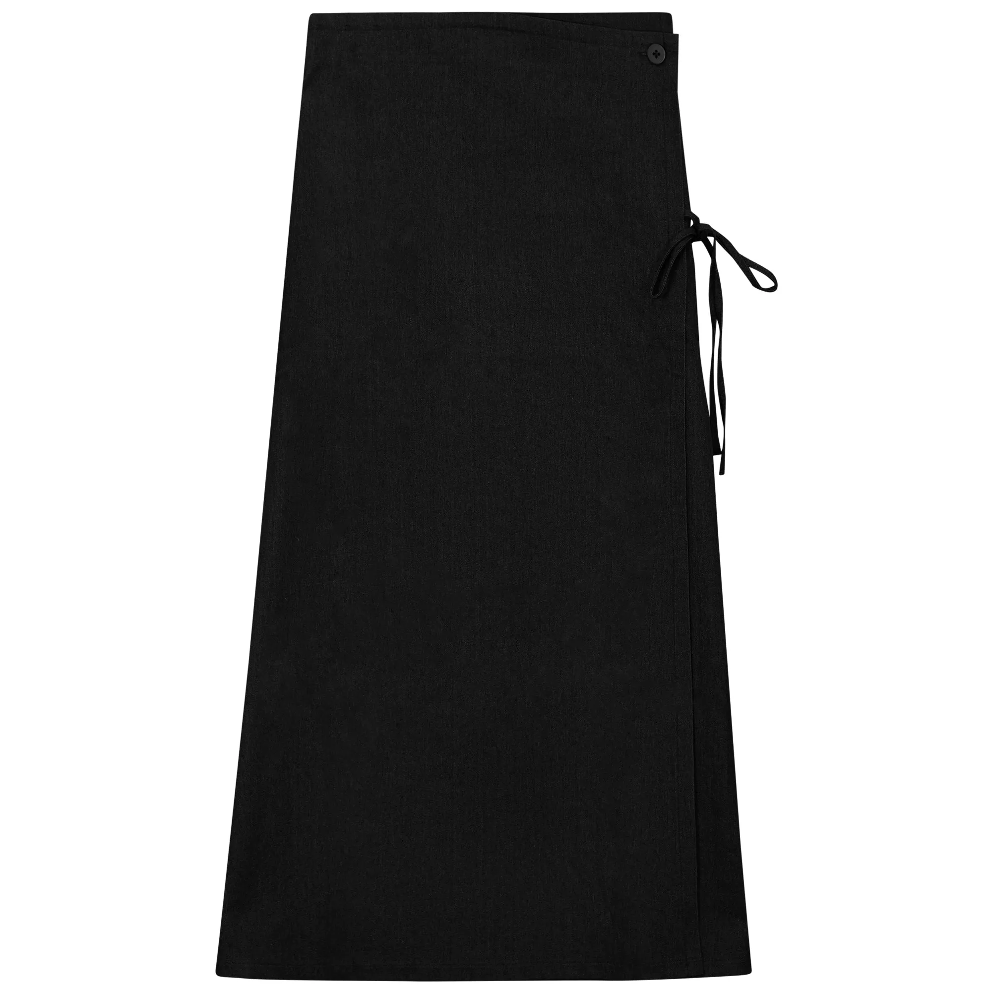 GEM TIE WRAP DENIM SKIRT