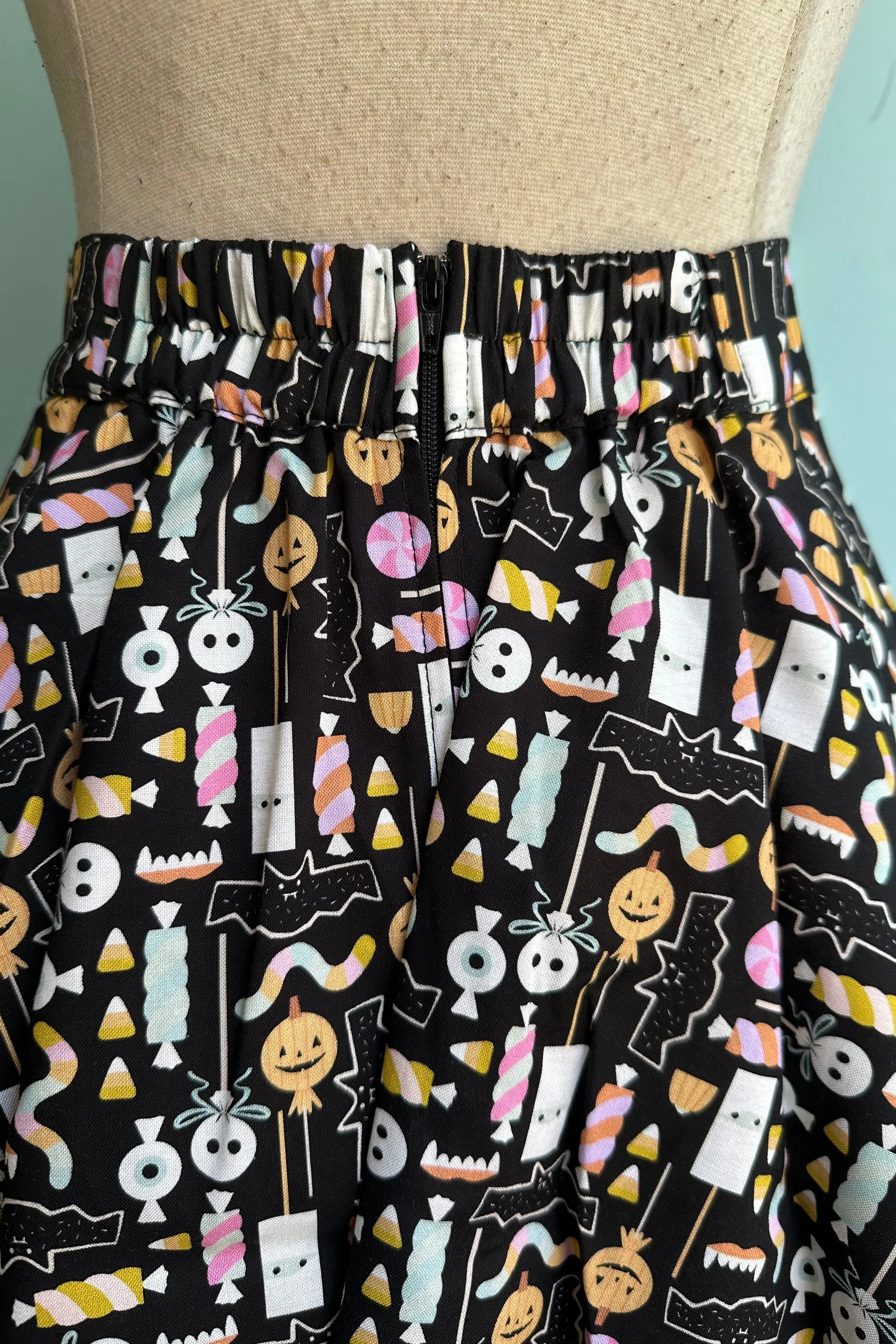 Halloween Candy Skater Skirt by Retrolicious