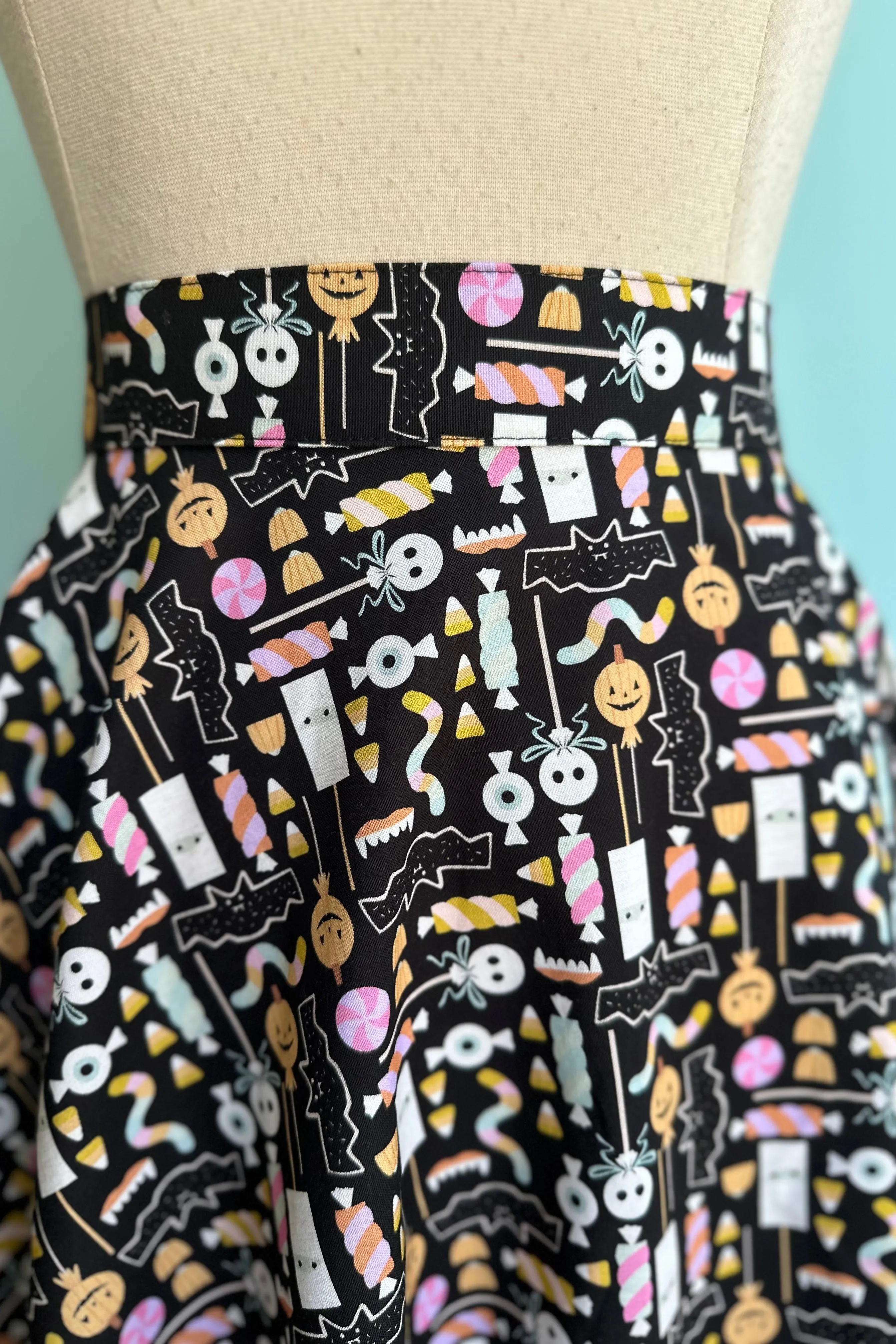 Halloween Candy Skater Skirt by Retrolicious