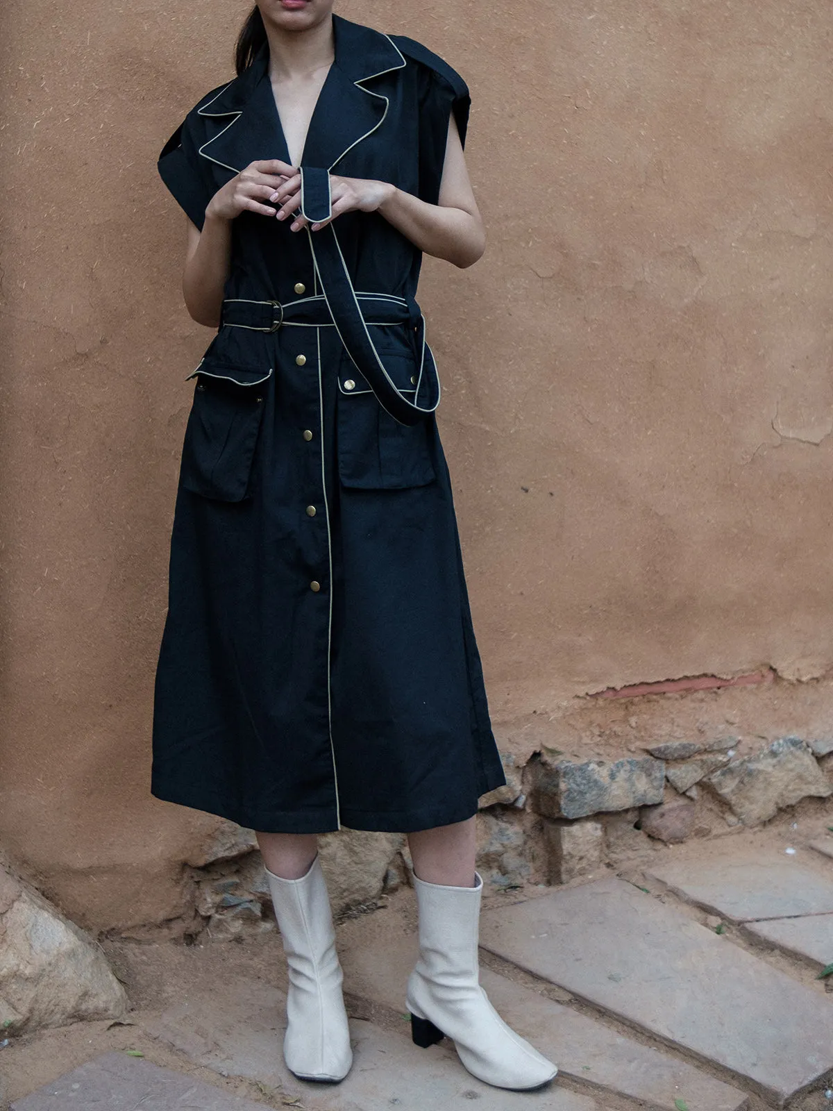 Harajuku Trench Black