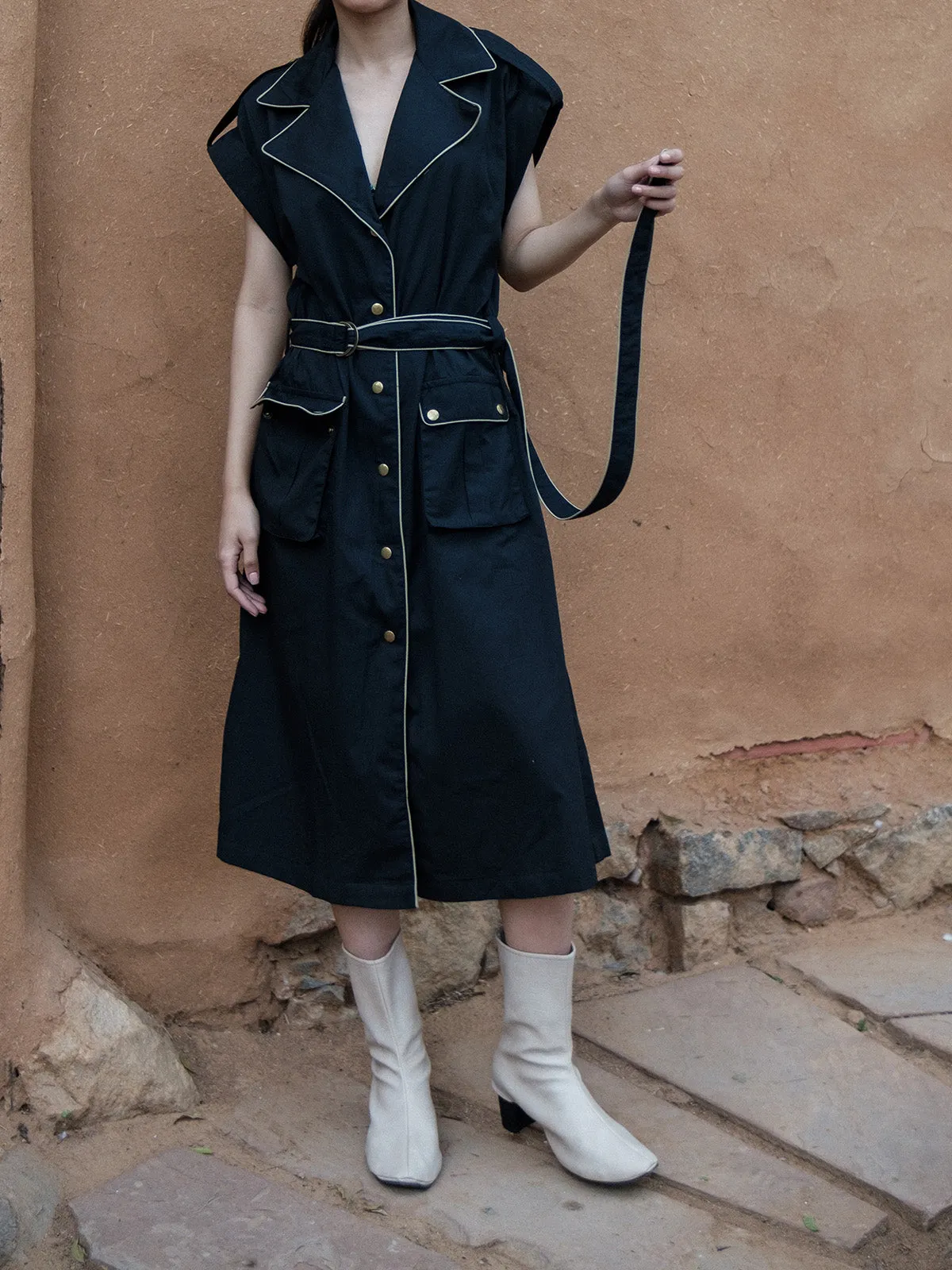 Harajuku Trench Black