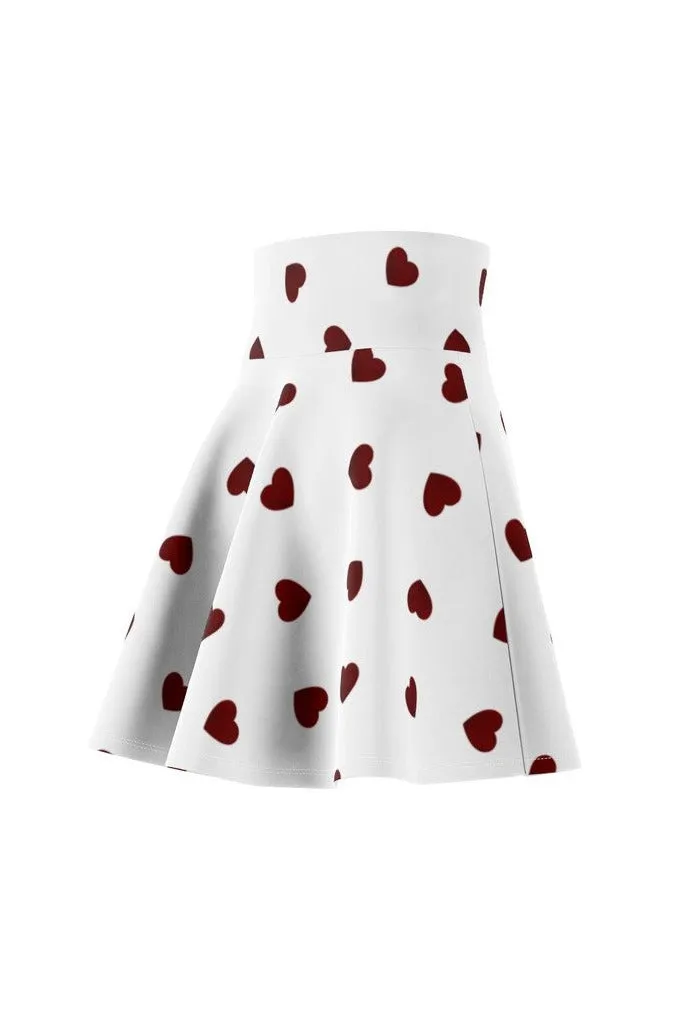 Hearts Women's Skater Skirt