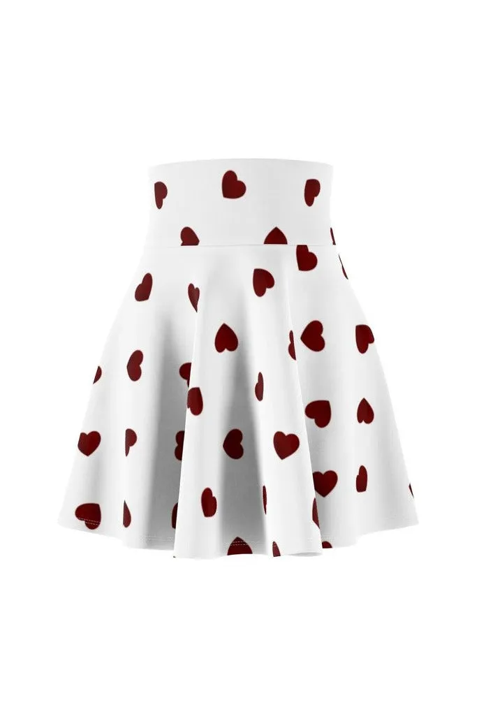 Hearts Women's Skater Skirt