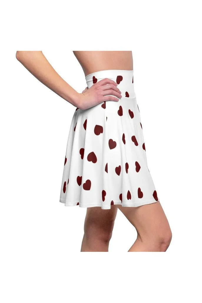 Hearts Women's Skater Skirt