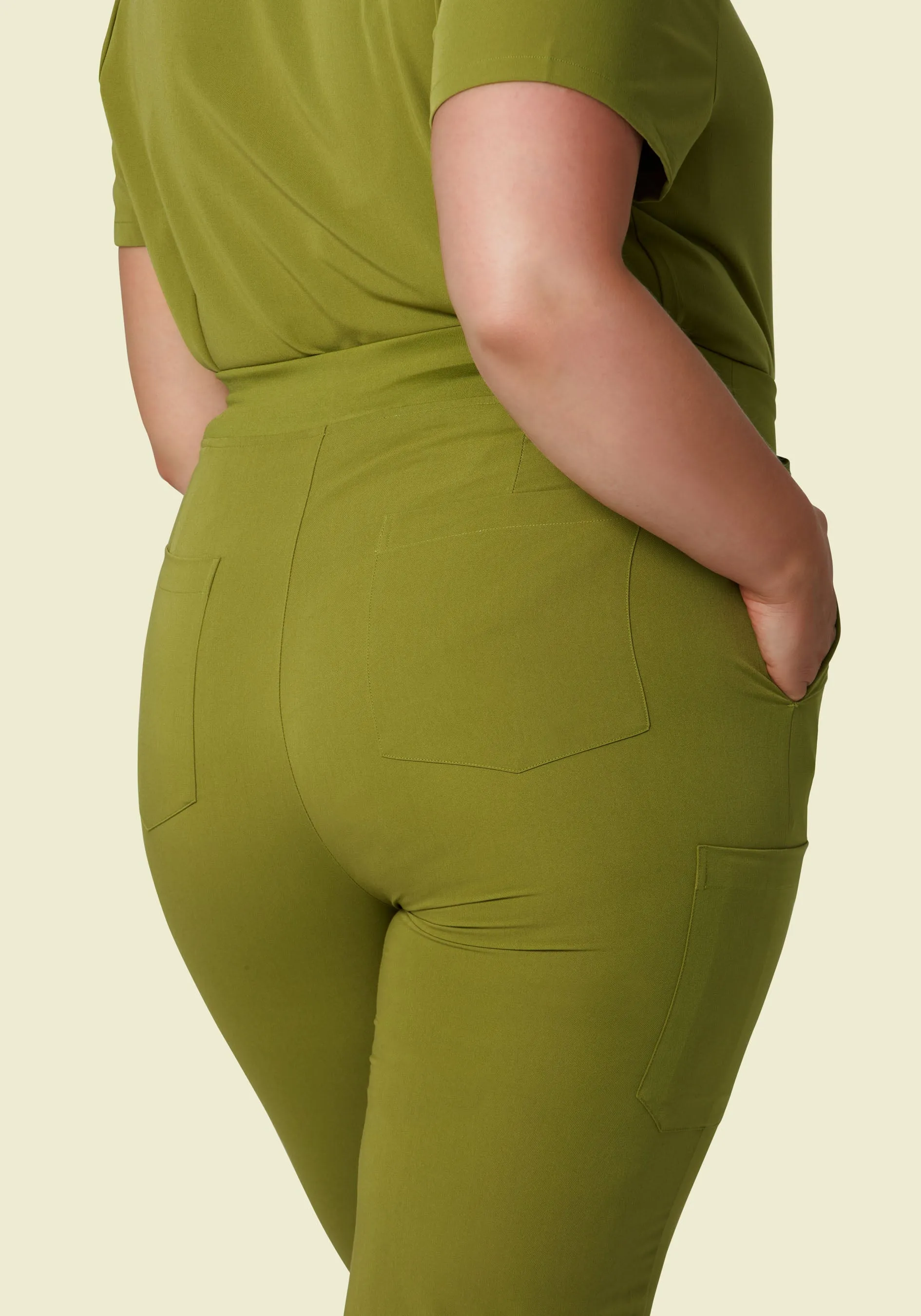 High Waisted Joggers Avocado