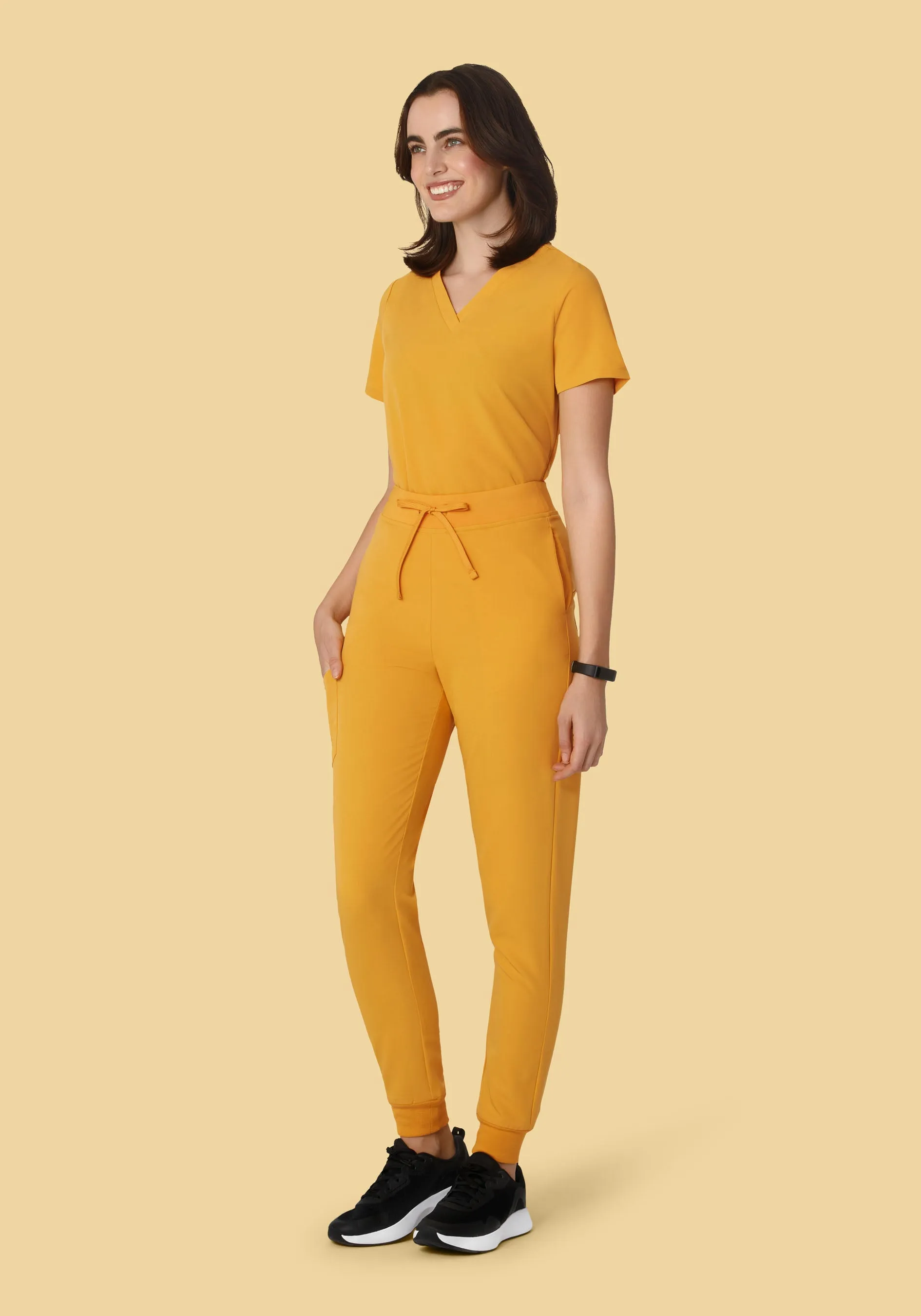 High Waisted Joggers Honey
