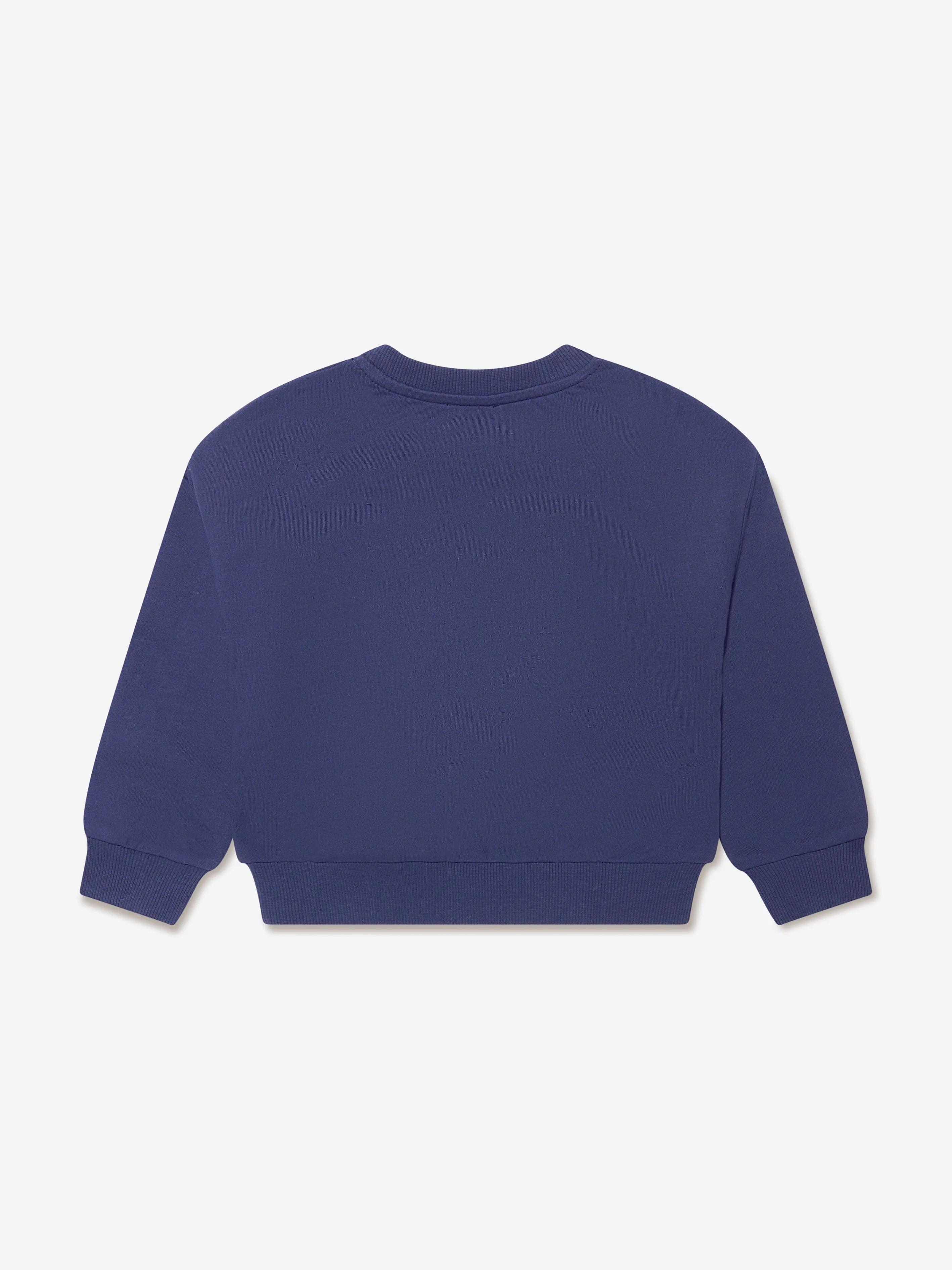 KENZO Girls Logo Sweatshirt in Blue