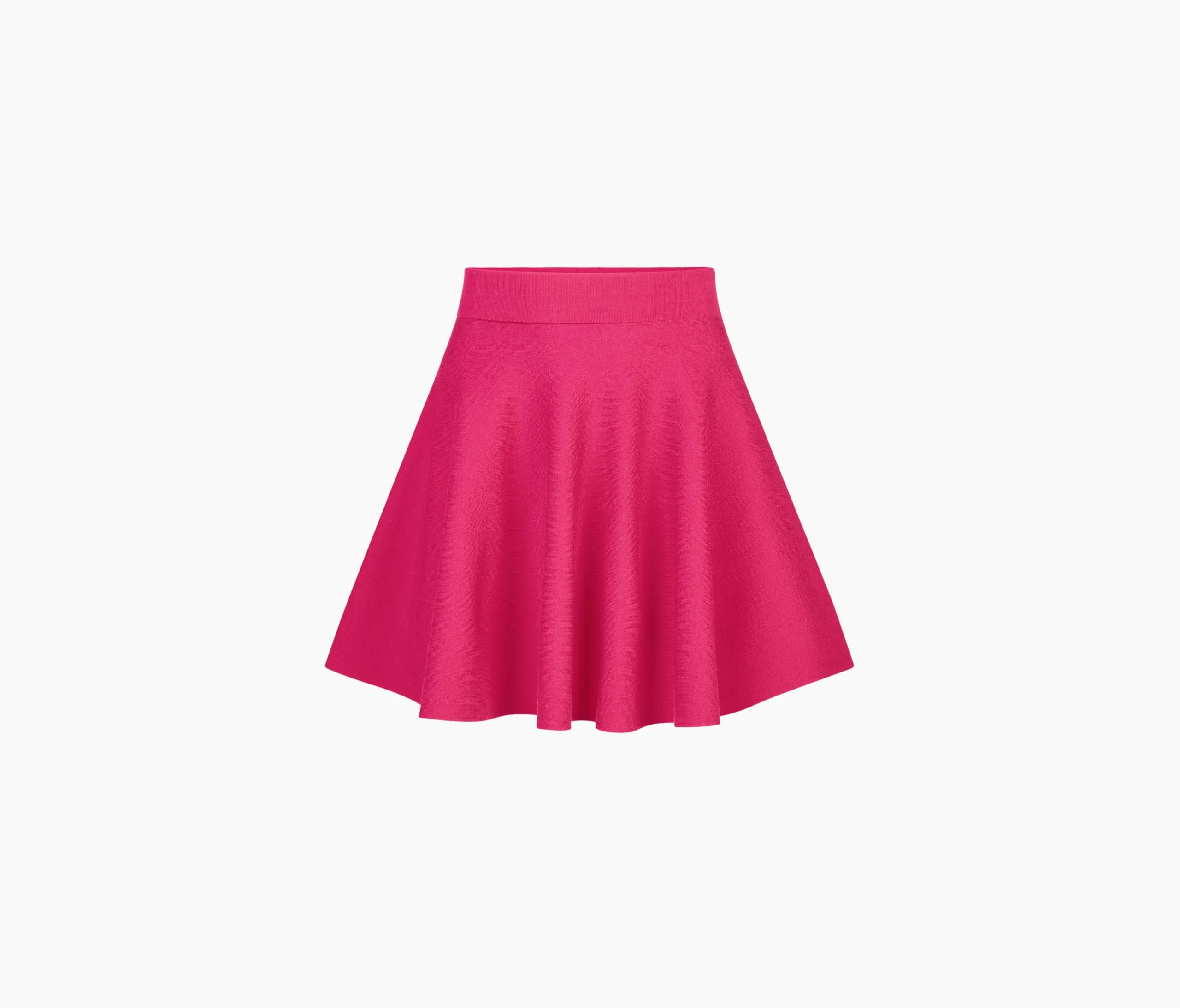 MINI WOOL-BLEND SKATER SKIRT DARK FUCHSIA 23AMJU008ML0528U2743