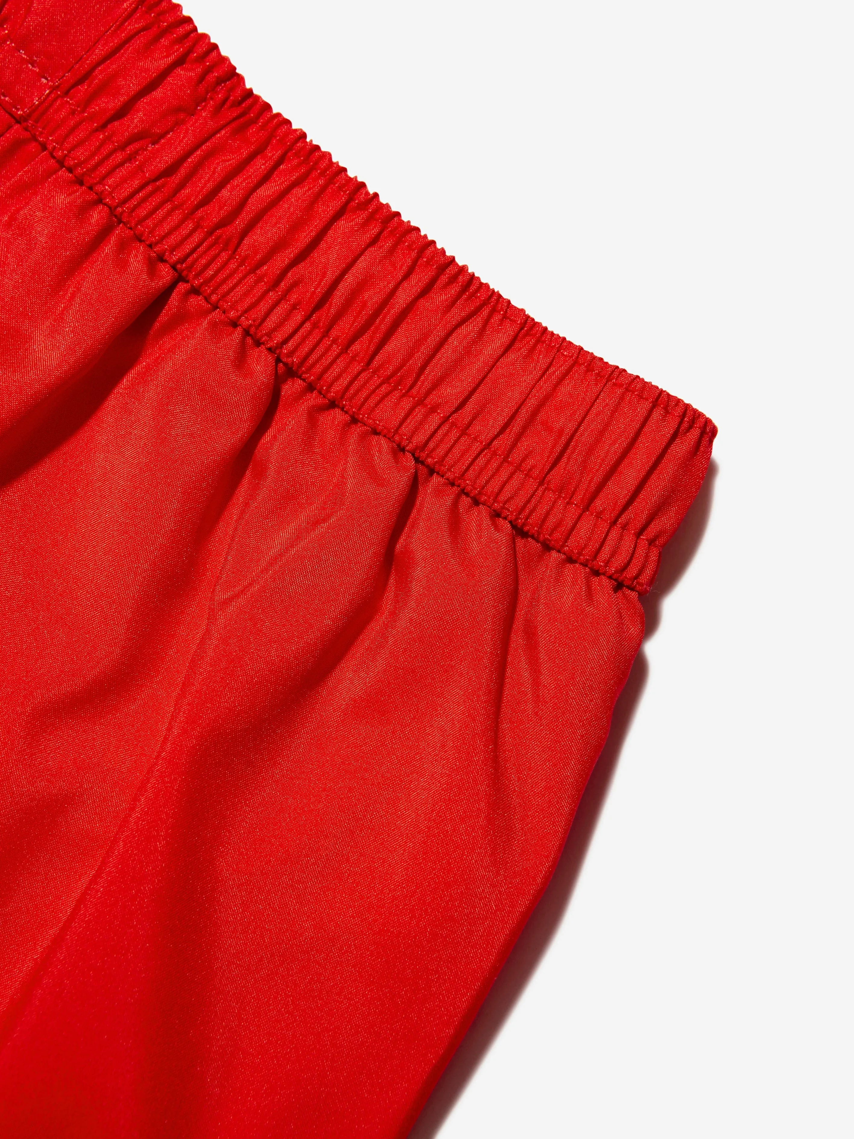 Moschino Boys Teddy Logo Swim Shorts in Red