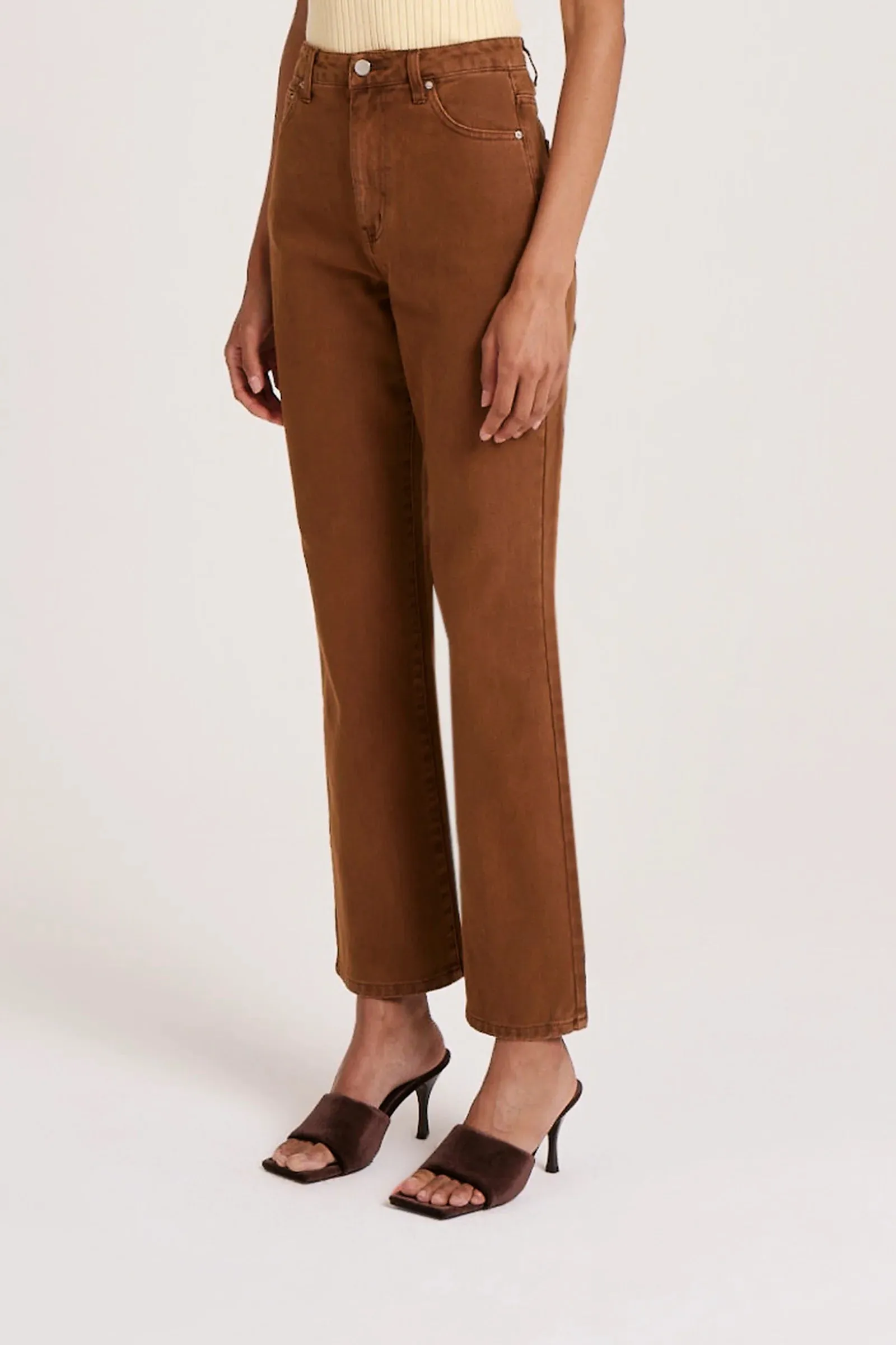 NUDE LUCY BLAISE JEAN - TOFFEE