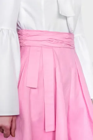 Otus Pink Skater Skirt with Pockets