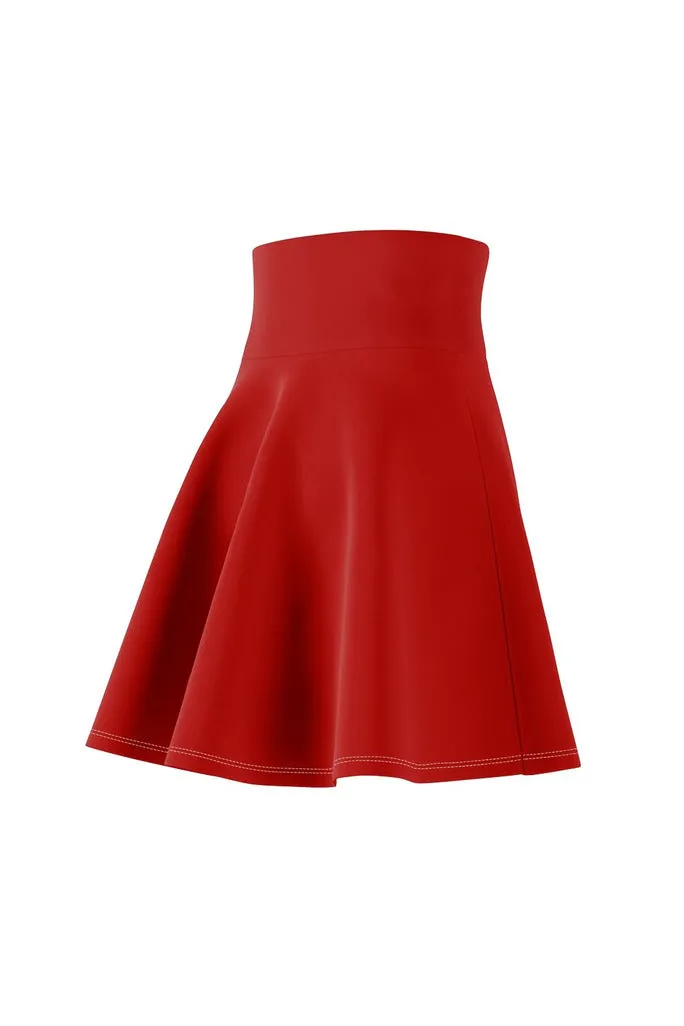 Pan African Red Women's Skater Skirt