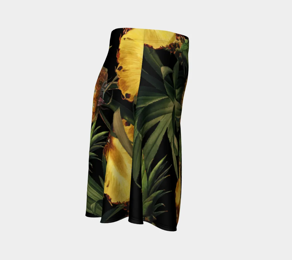 Pineapple Midnight Flare Skirt