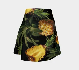 Pineapple Midnight Flare Skirt