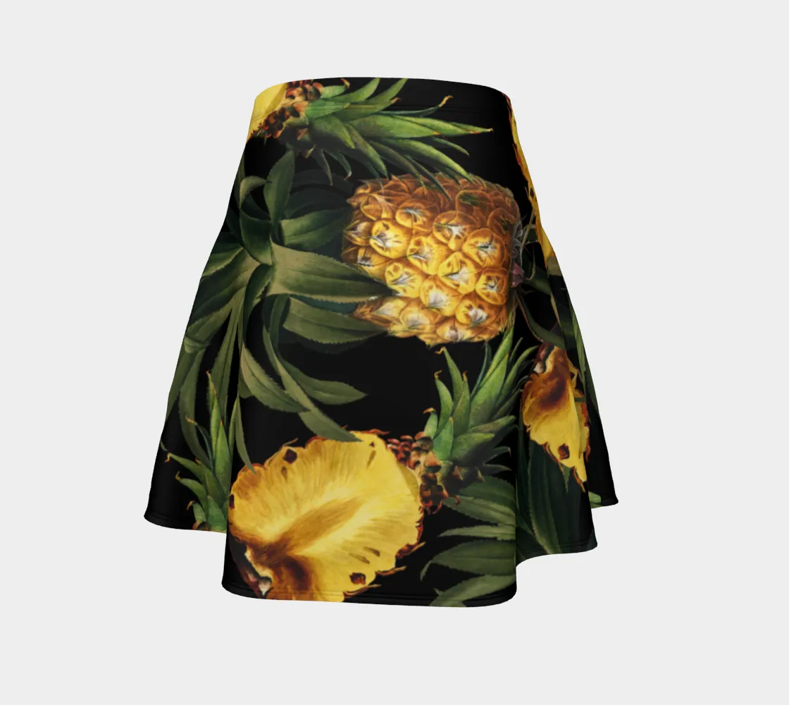 Pineapple Midnight Flare Skirt