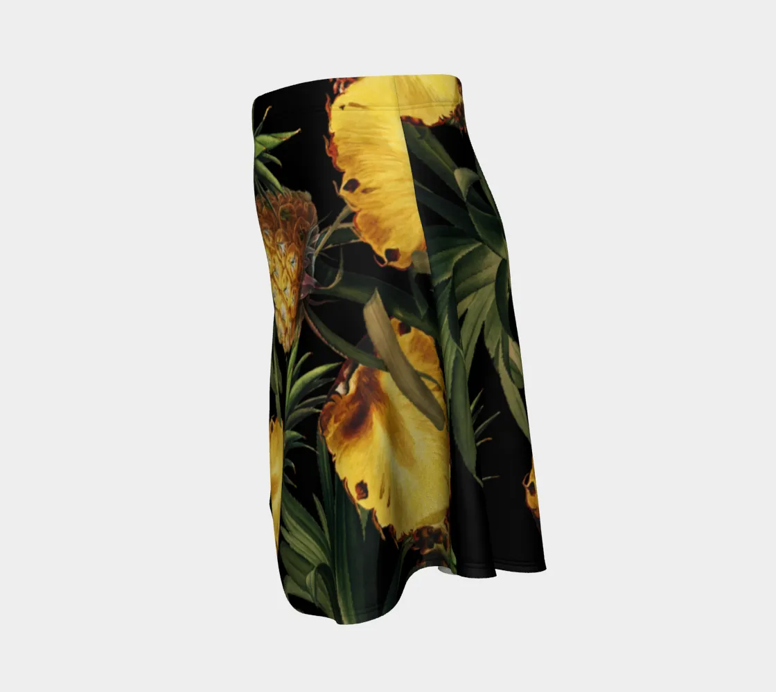 Pineapple Midnight Flare Skirt