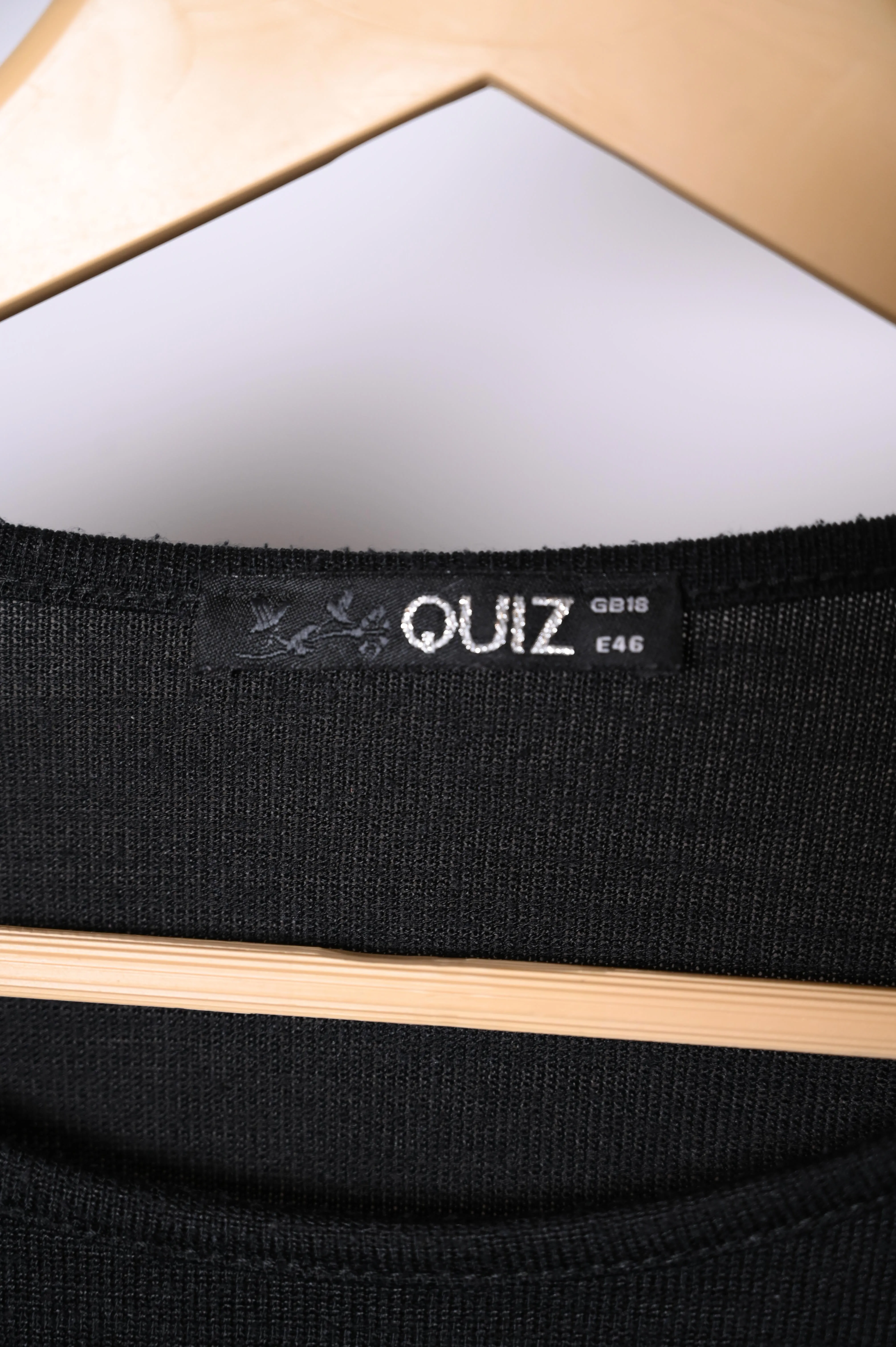 Quiz Black Large Sweatshirt
