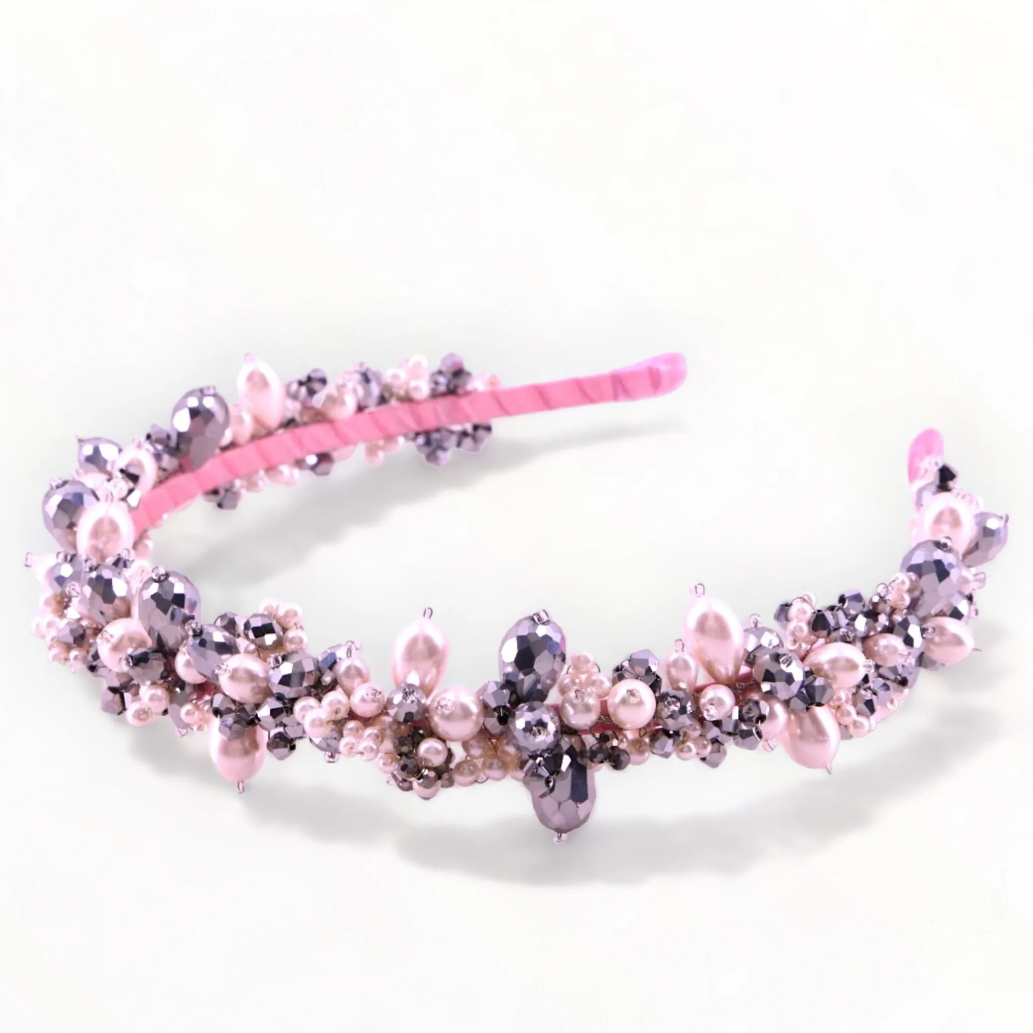 Sachi Pearl & Crystal Girls Headband