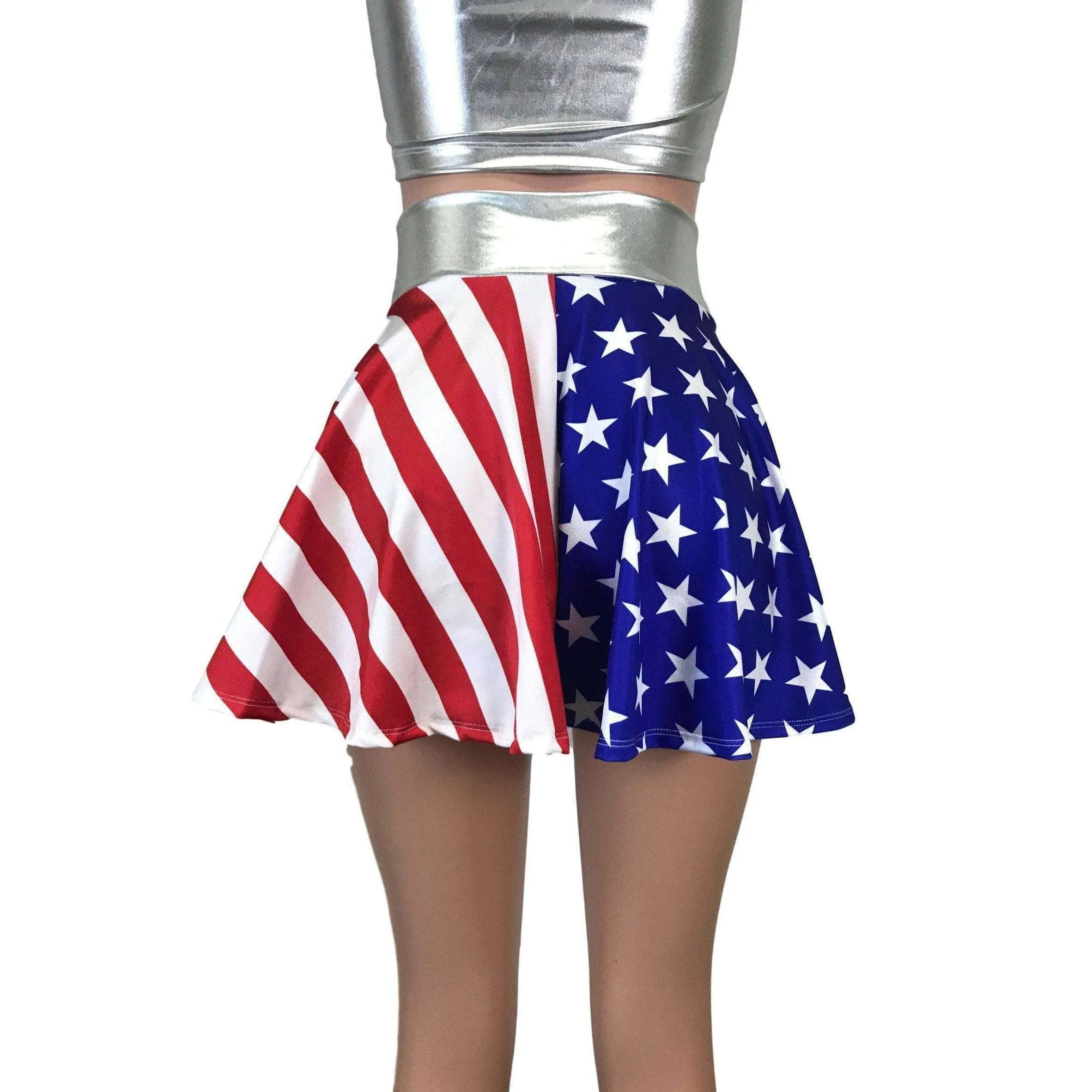 SALE - Flawed - Skater Skirt - Stars & Stripes
