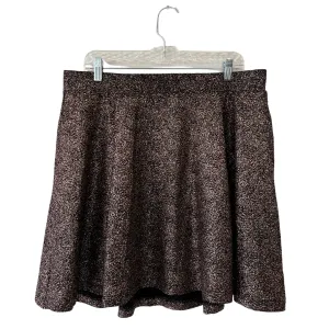 sparkly rose gold skater skirt - 1X