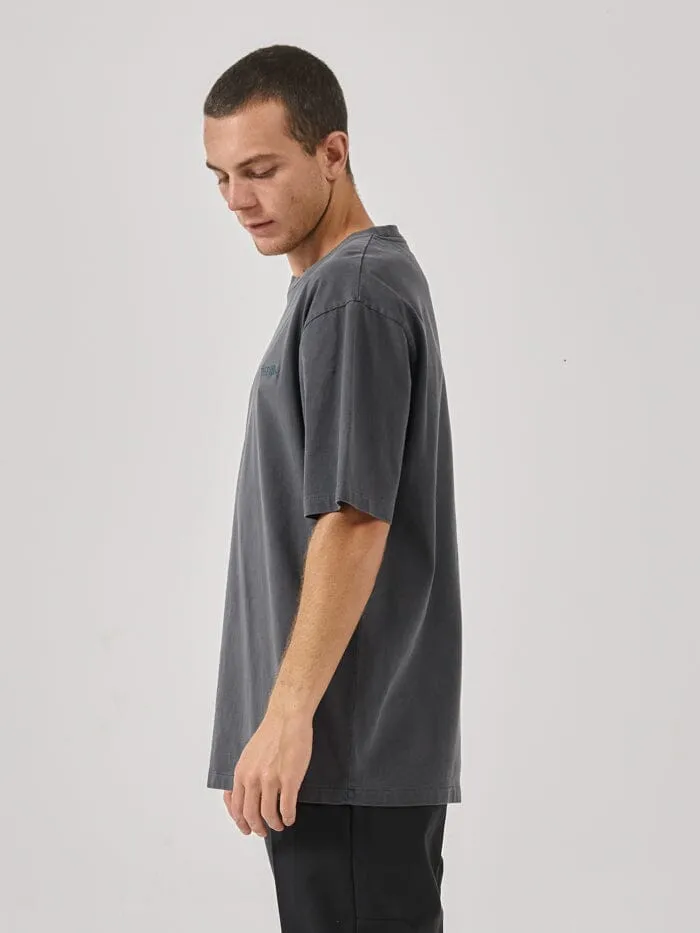 Two Minds Oversize Fit Tee - Dark Charcoal