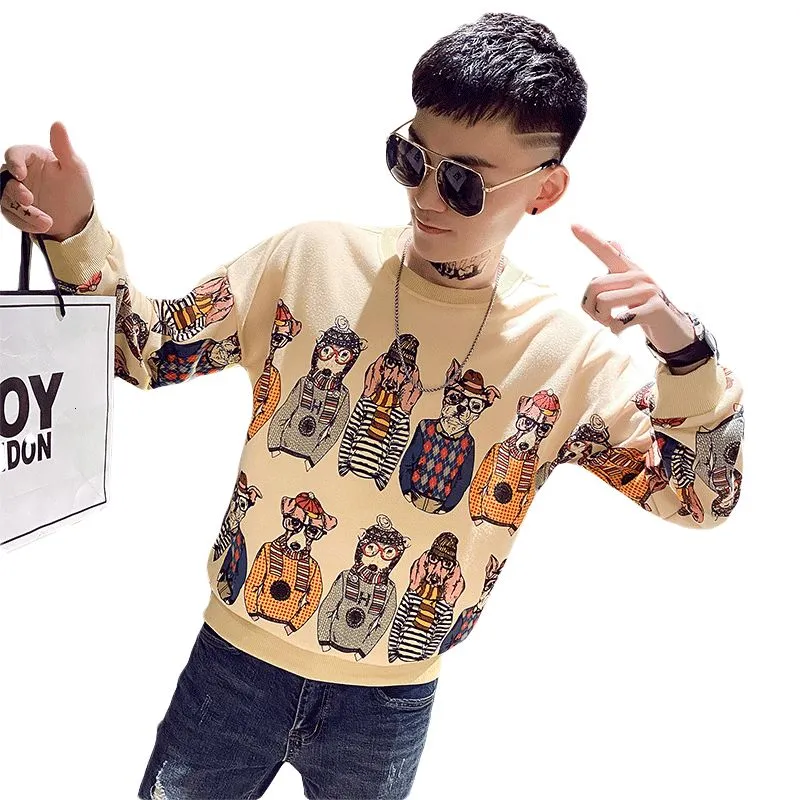 Winter Dogs in Sweater Print Design Sweatshirts