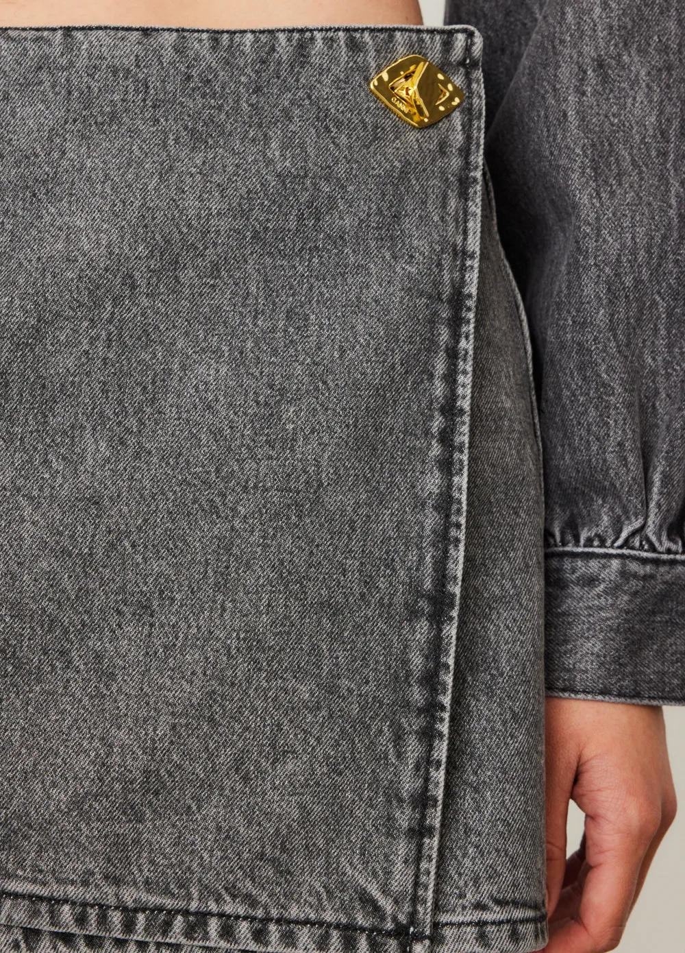 Wrap Mini Skirt