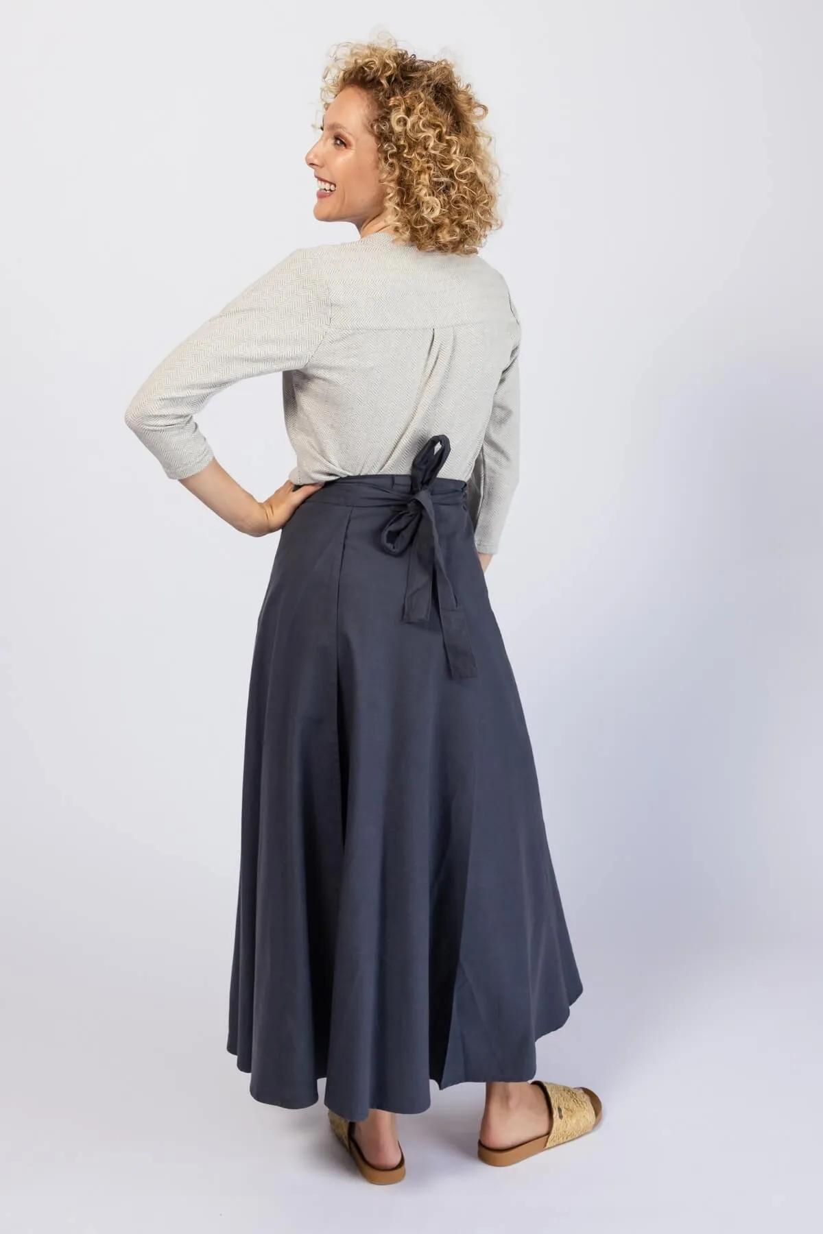 Wrap Skirt - Grey