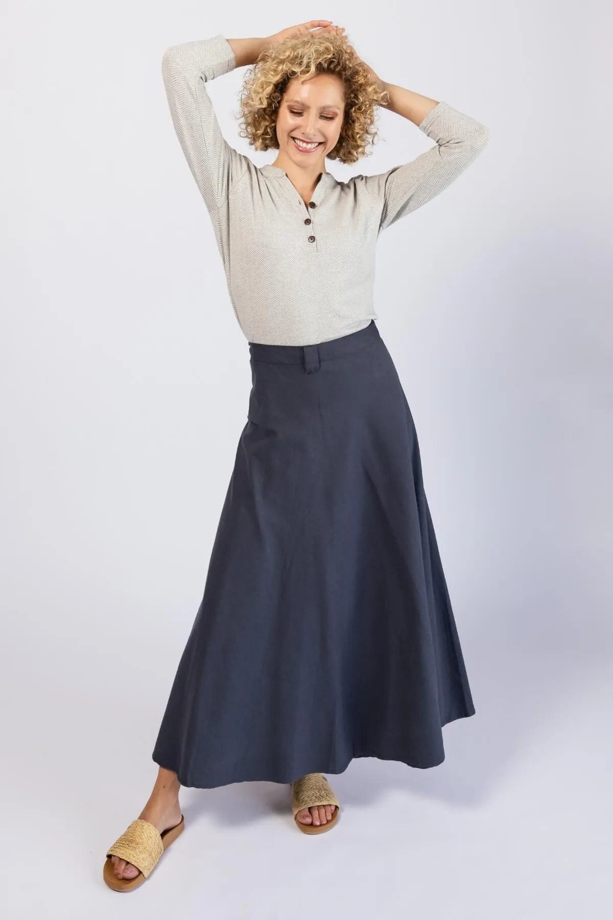 Wrap Skirt - Grey