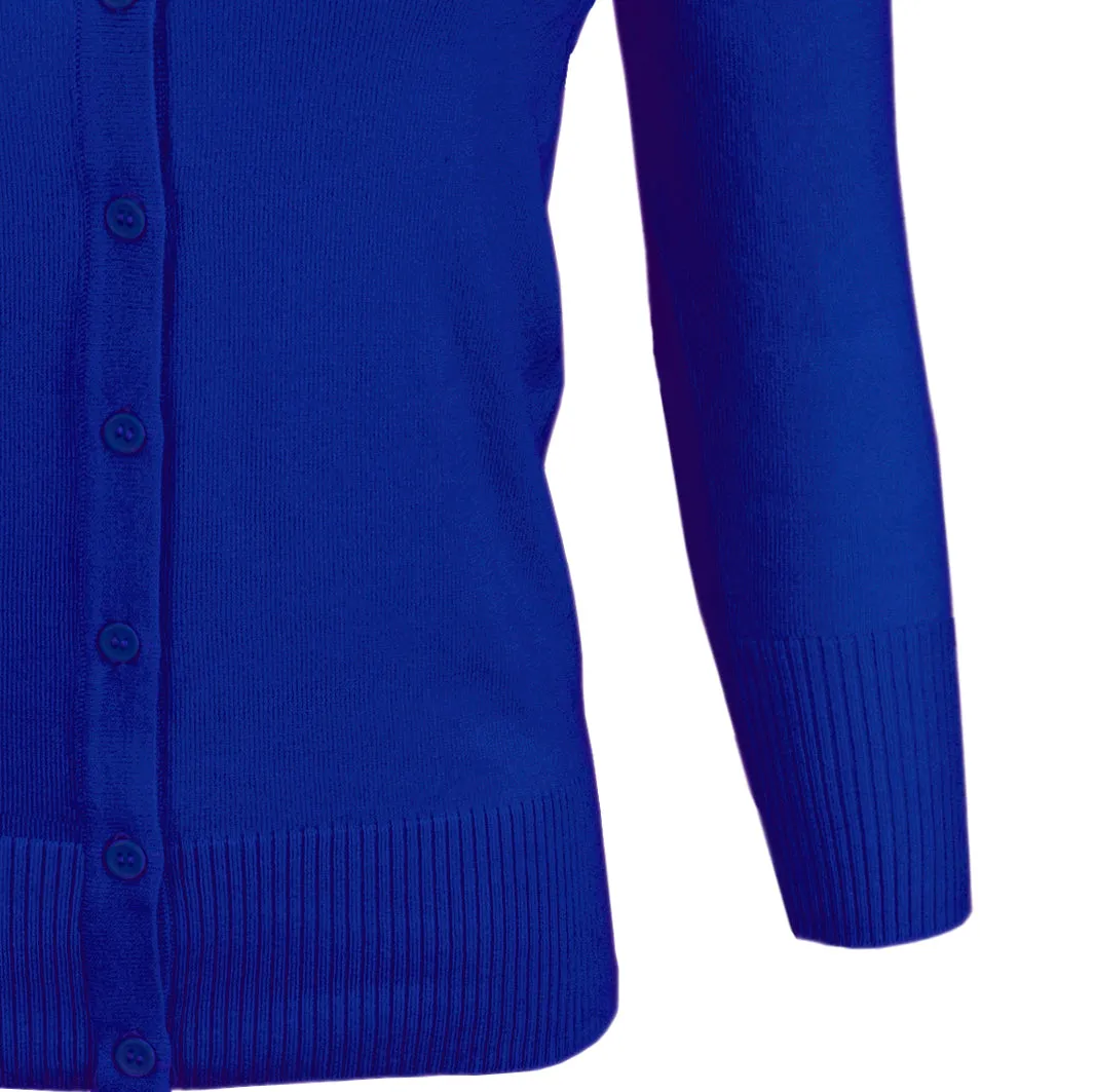 YEMAK Women's 3/4 Sleeve V-Neck Cardigan Sweater CO078PL (1X-3X) PLUS size Option (2 of 2)